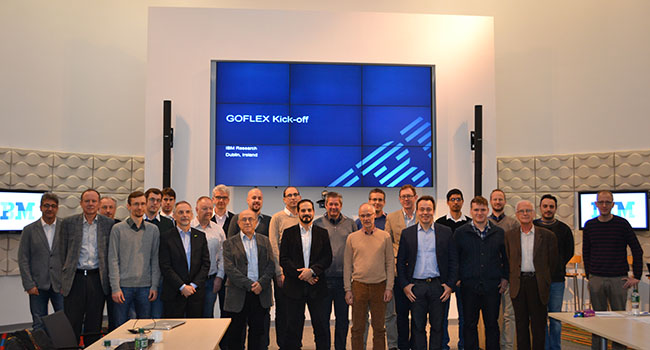 Partnerne i GOFLEX til Kick-off hos IBM i Dublin.